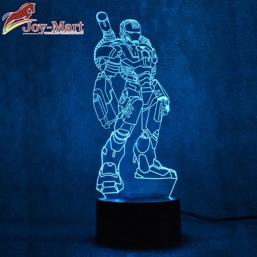 Đèn led 3D Iron man
