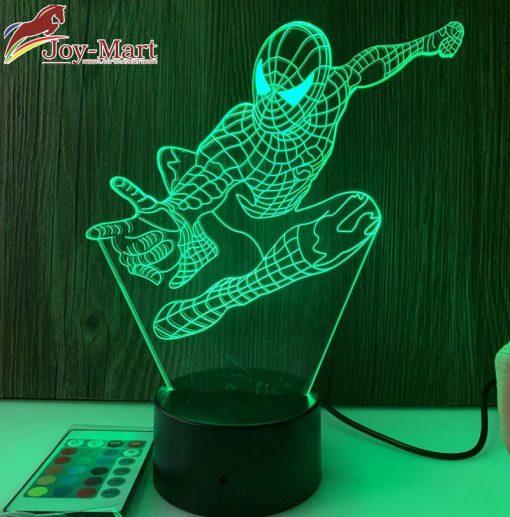Đèn led 3D Spider man