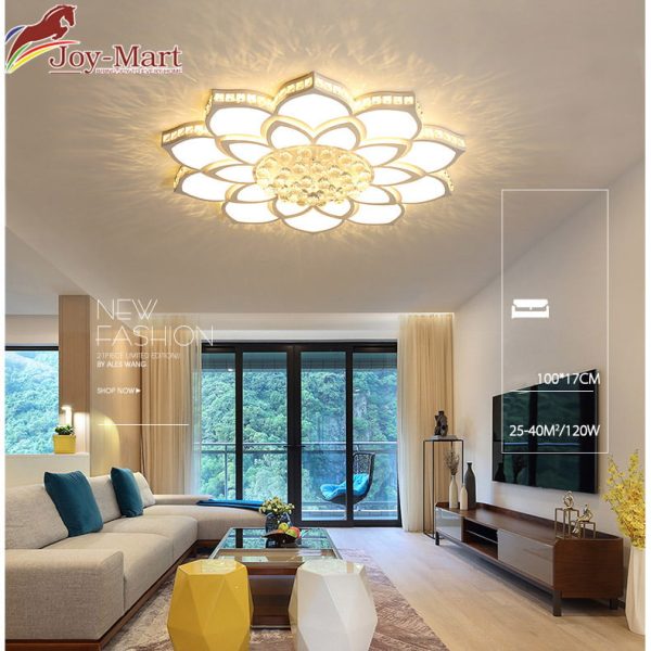 đèn ốp trần trang trí phòng khách chung cư mop1801-800