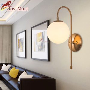 đèn tường đồng mạ vàng đẹp treo tường phòng khách mt8901-1