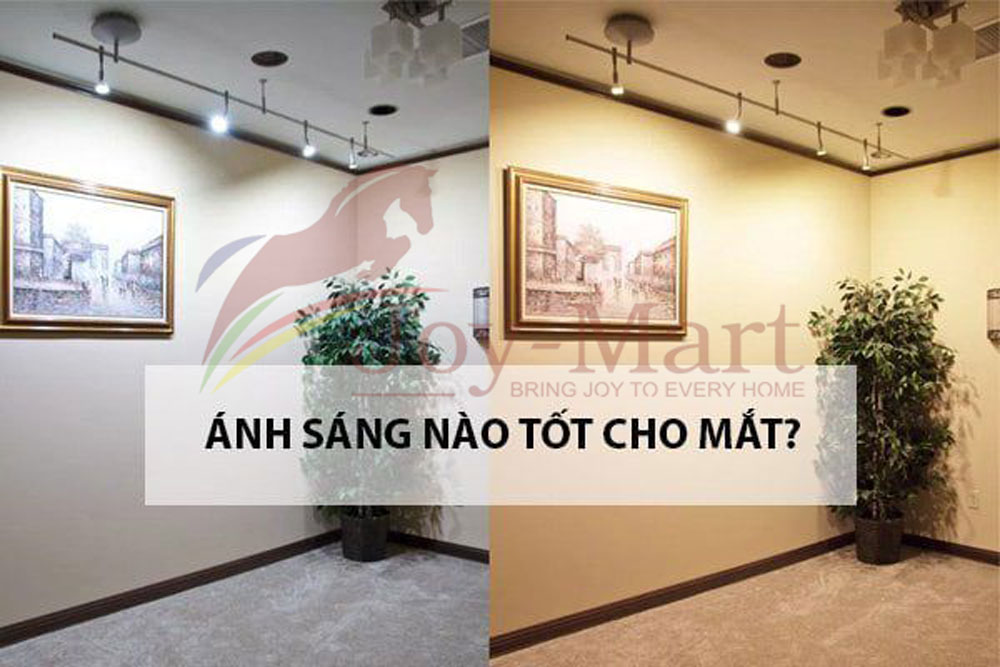 So sánh ánh sáng vàng và trắng