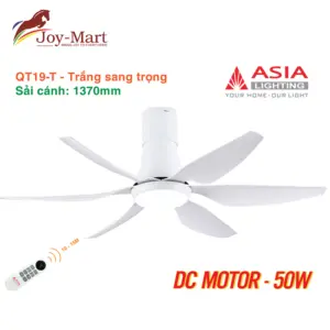 quạt trần đèn qt19 asia