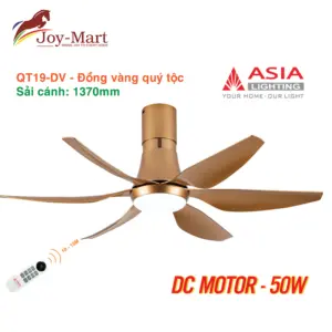 quạt trần đèn qt19 dv asia